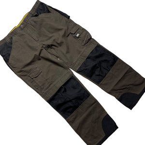 CAT Caterpillar Brown Utility Pants 44 36 C172 Tradmark Work Pant Construction